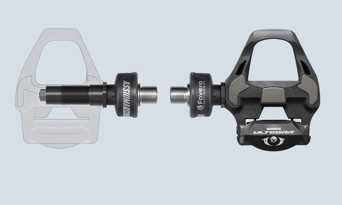 Ejes Medidores de Potencia Favero Assioma DUO‑Shi para Shimano SPD‑SL