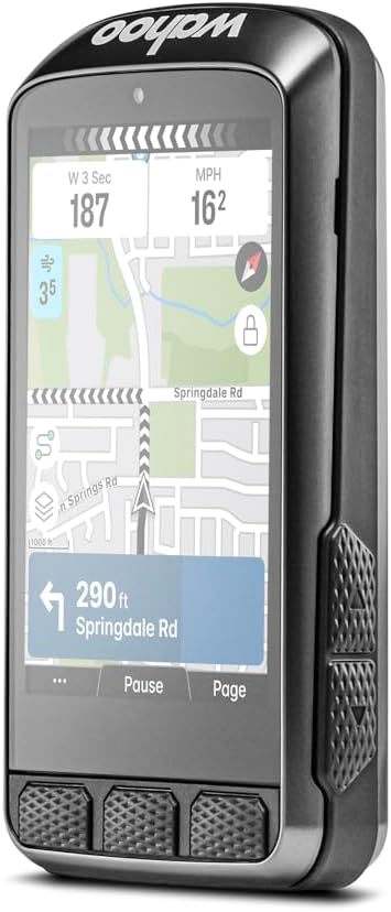 Ciclocomputador GPS Wahoo ELEMNT ACE con Pantalla Táctil – Negro