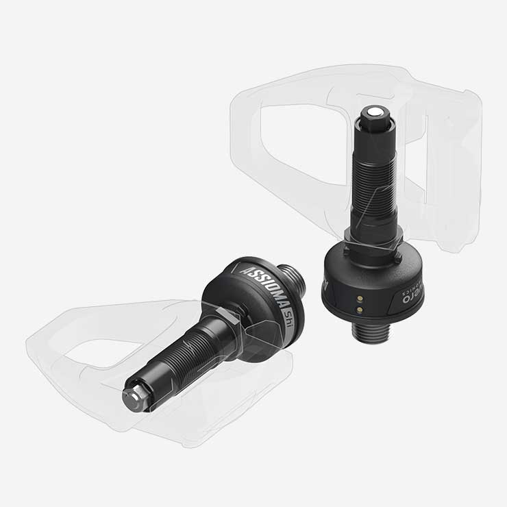 Ejes Medidores de Potencia Favero Assioma DUO‑Shi para Shimano SPD‑SL