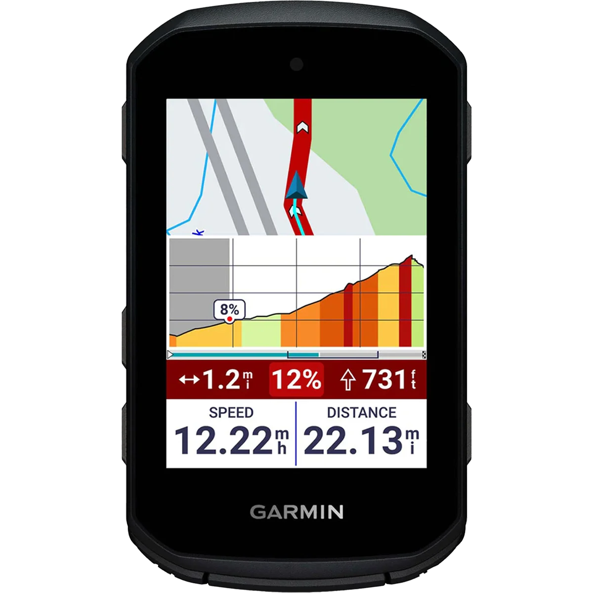 Ciclocomputador GPS Garmin Edge 550 con Pantalla a Color – Negro